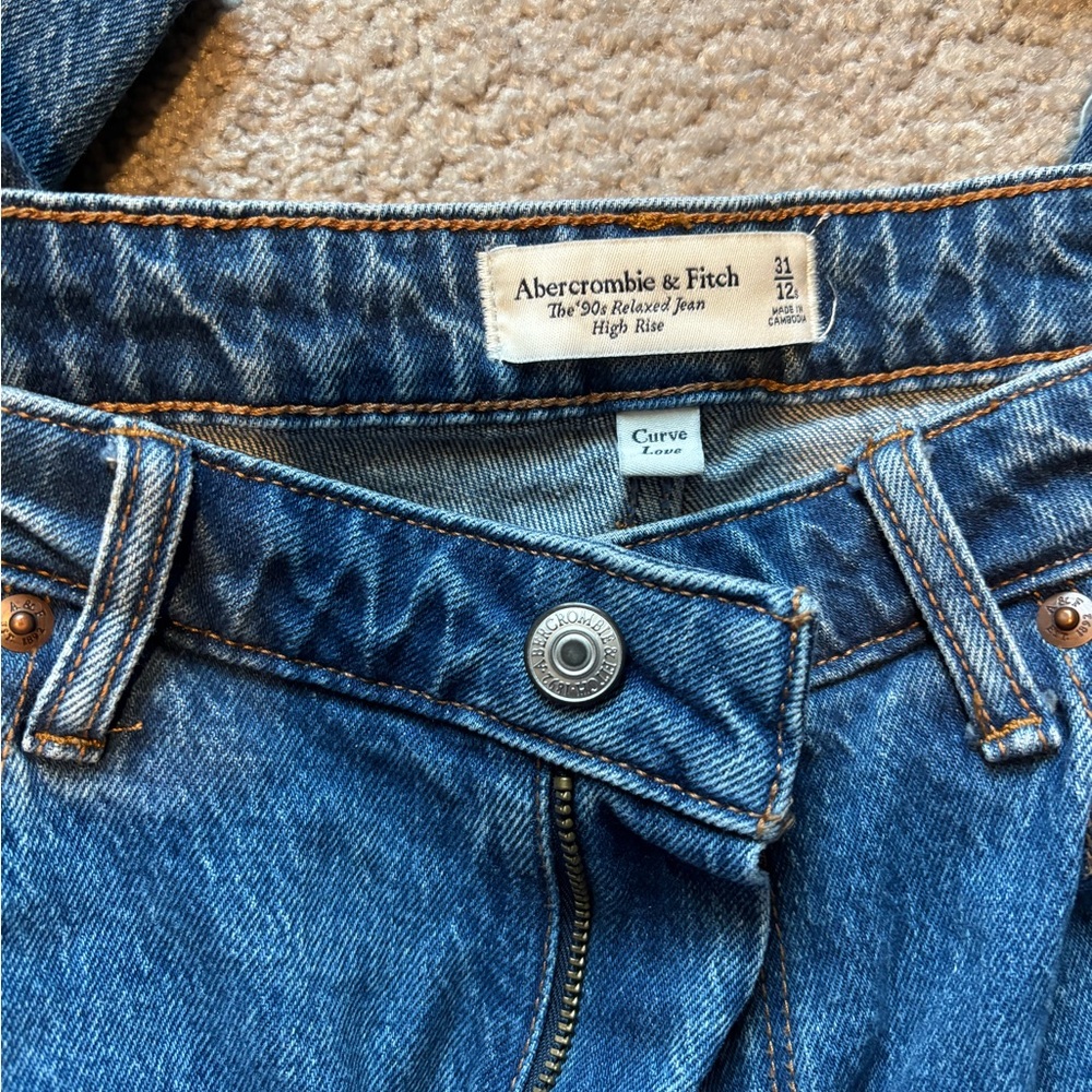 Abercrombie & Fitch Blue High Rise Jeans